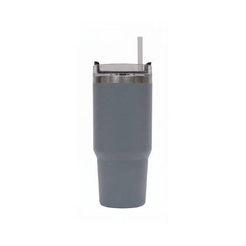 20 oz & 30 oz Bulk Stainless Steel Double-Walled Tumblers with Straws – Portable Car Cups